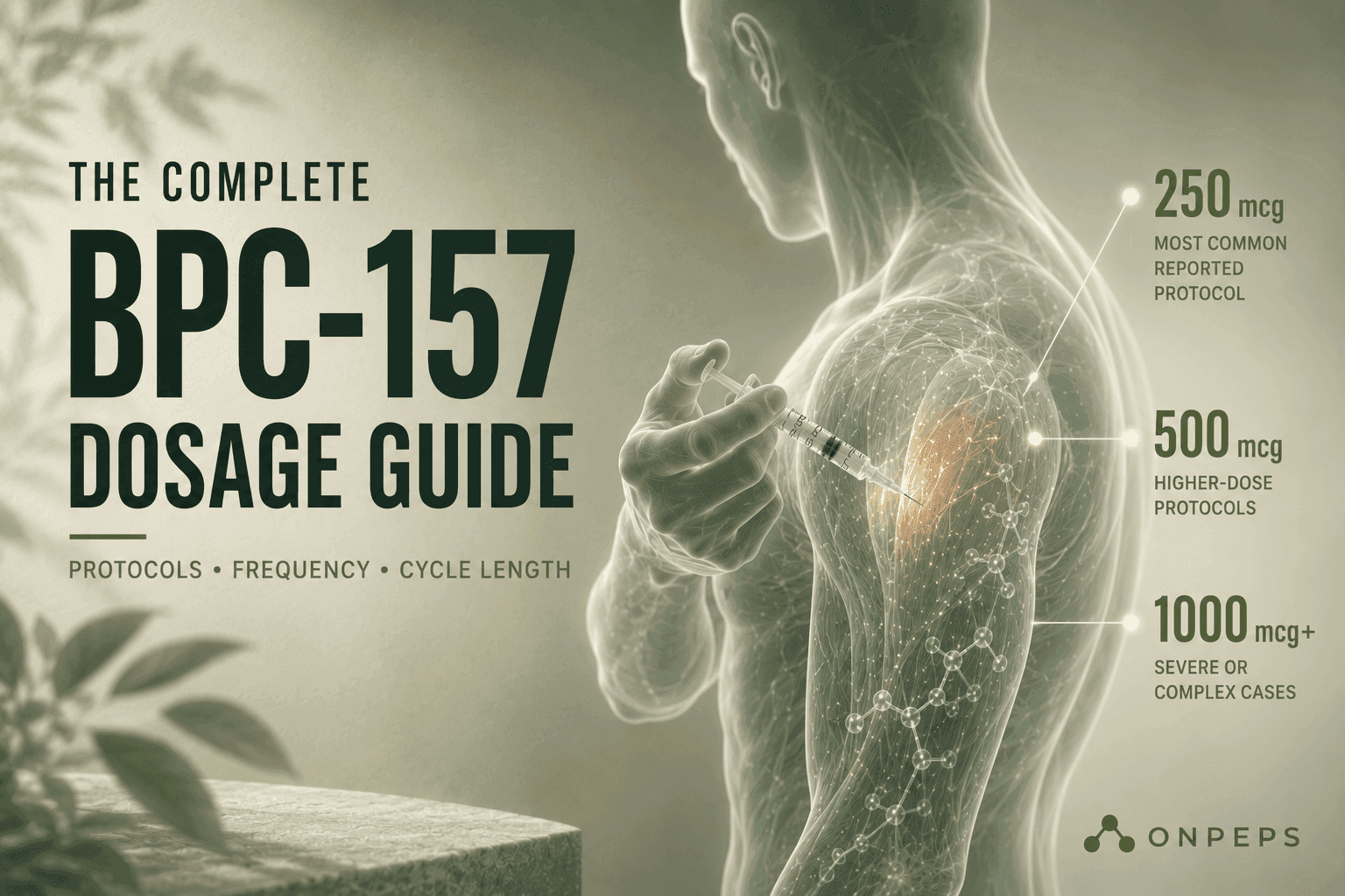 The Complete BPC-157 Dosage Guide: Protocols, Frequency, and Cycle Length