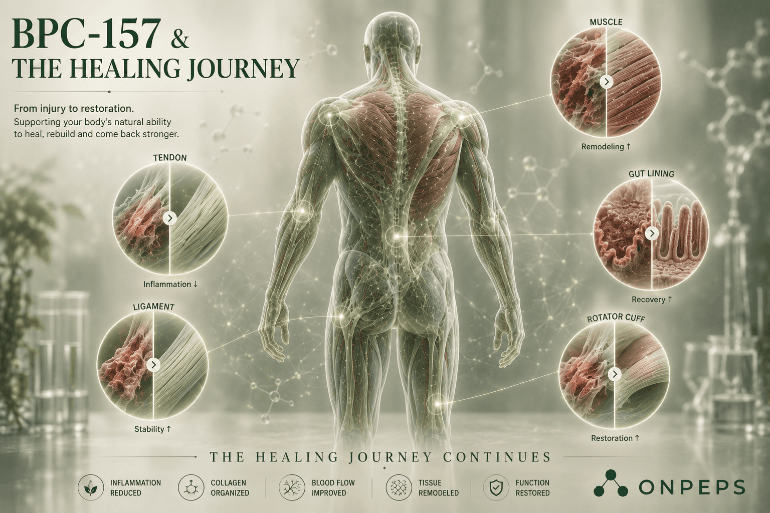 BPC-157 dosing, usage, recovery, peptide therapy - onpeps - the best peptide information database backed by research